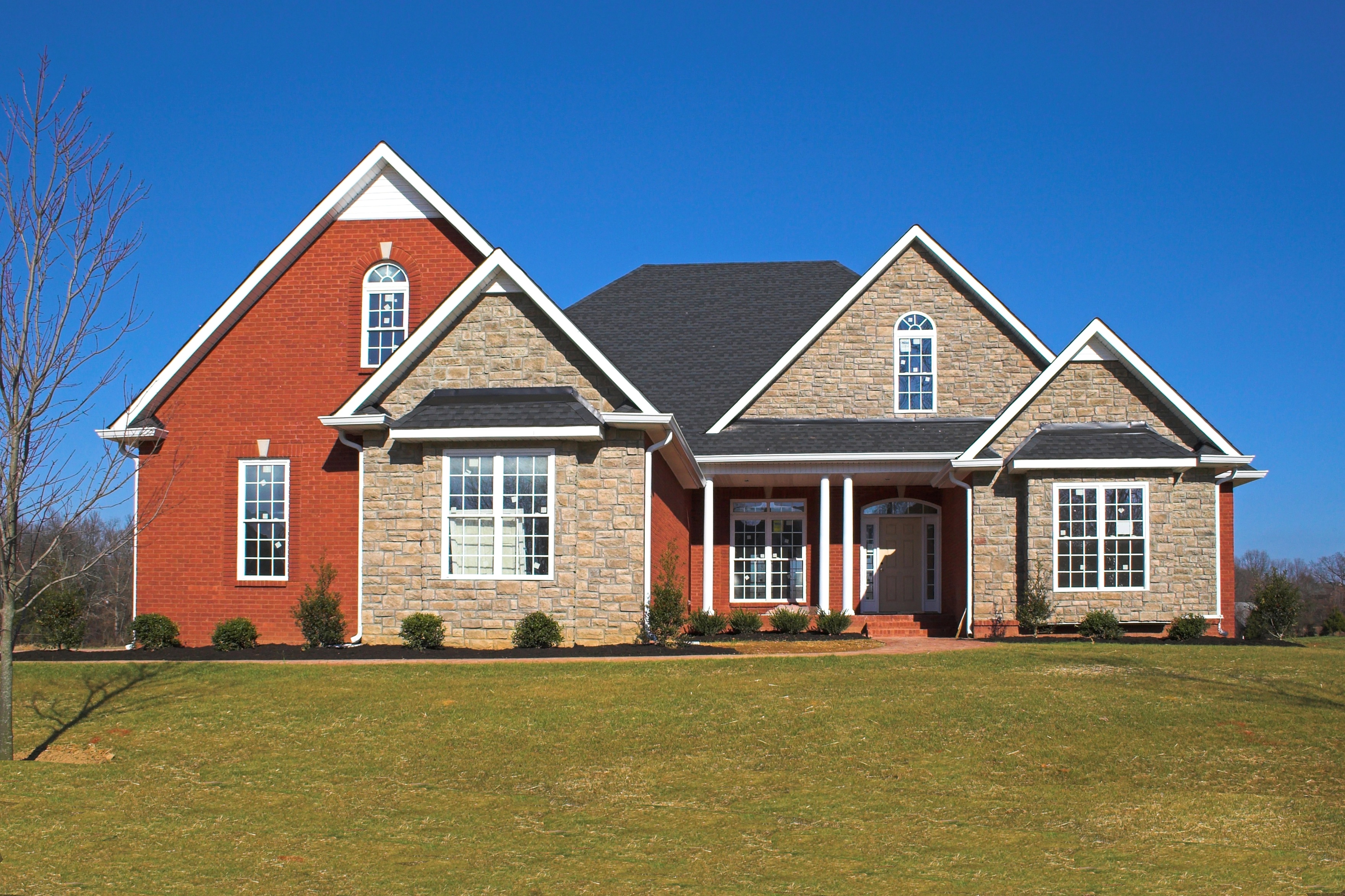 Stone and brick home in Hanover County VA